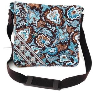 Vera Bradley Java Blue Messenger Bag